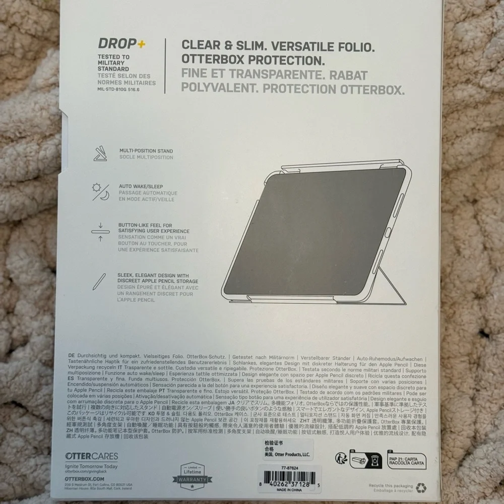 OtterBox Symmetry Series 360 Elite Tablet Cover - Black